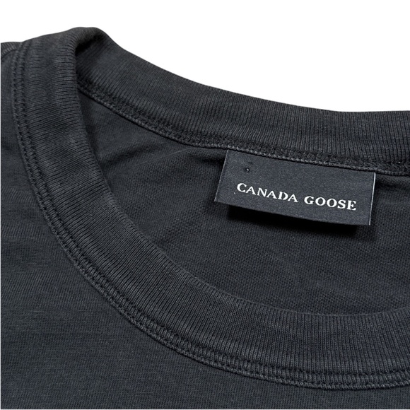 Canada Goose Gladstone Staff Uniform Big Logo Crewneck L/S T Shirt Mens 2XL - Picture 4 of 11